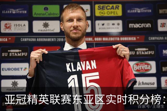 亚冠精英联赛东亚区实时积分榜：国安不败暂列第三，海港跌至第八